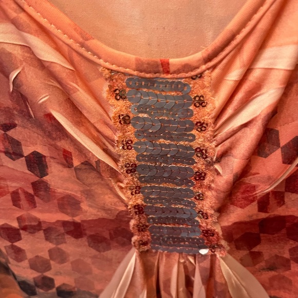 Brand… world unity blouse in a few tones of color. Front is 25” long and - Picture 2 of 4